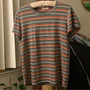 Marine Layer Crew Neck Striped Tee